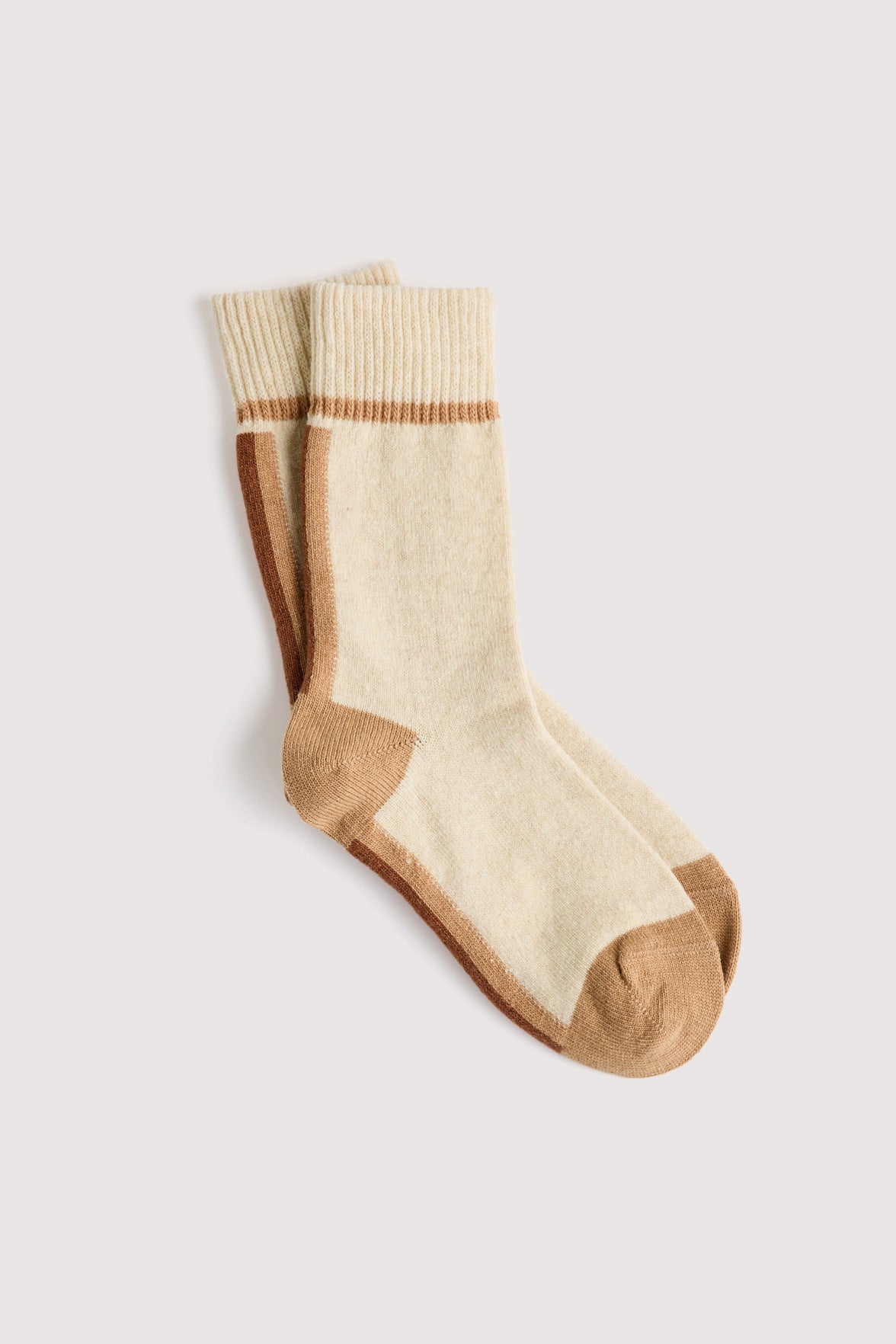 Chaussettes Fantaisie Motif Géométrique - Meringue