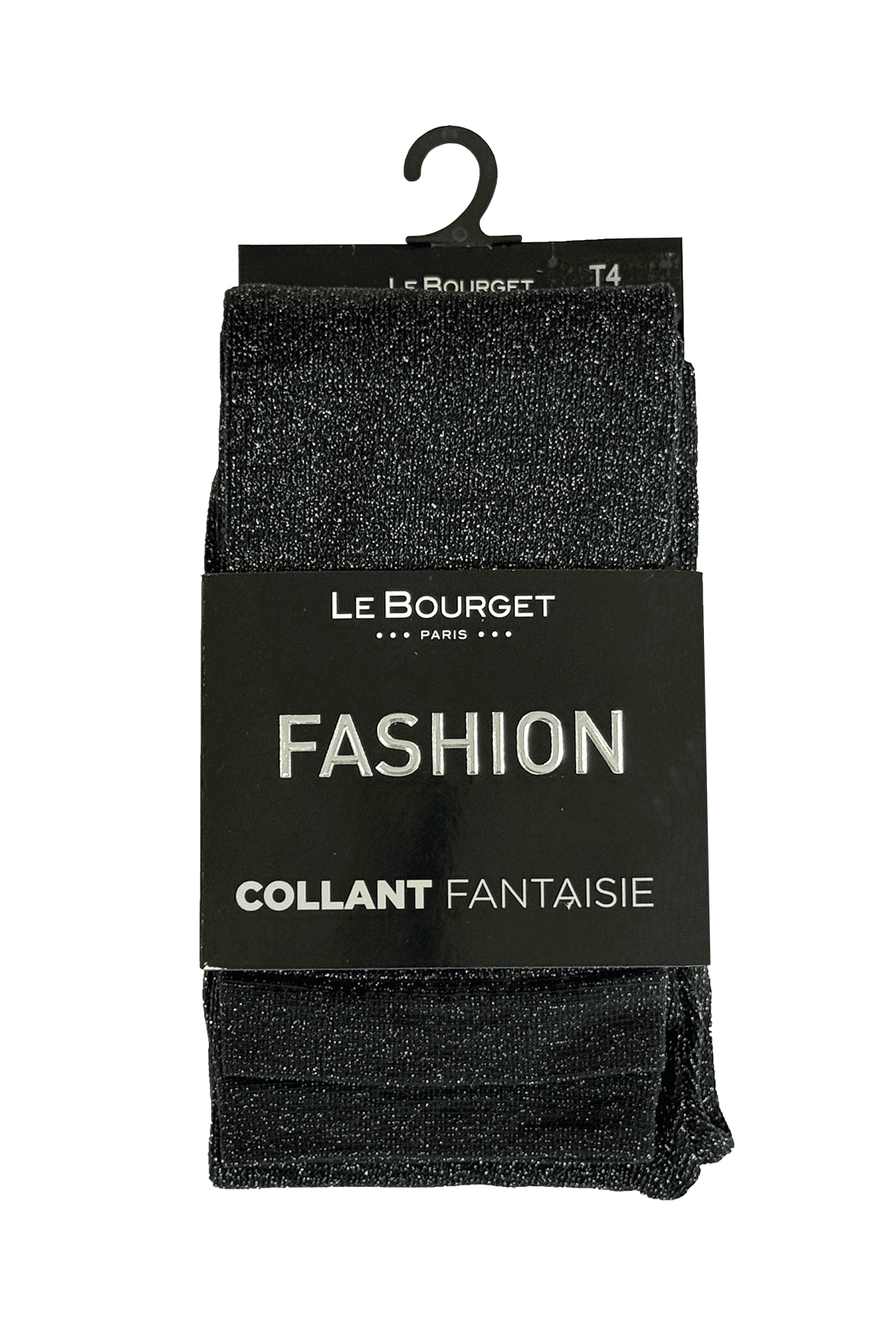 Leggings Ultra opaque Effet Lurex 100D Fashion Hylda - Noir