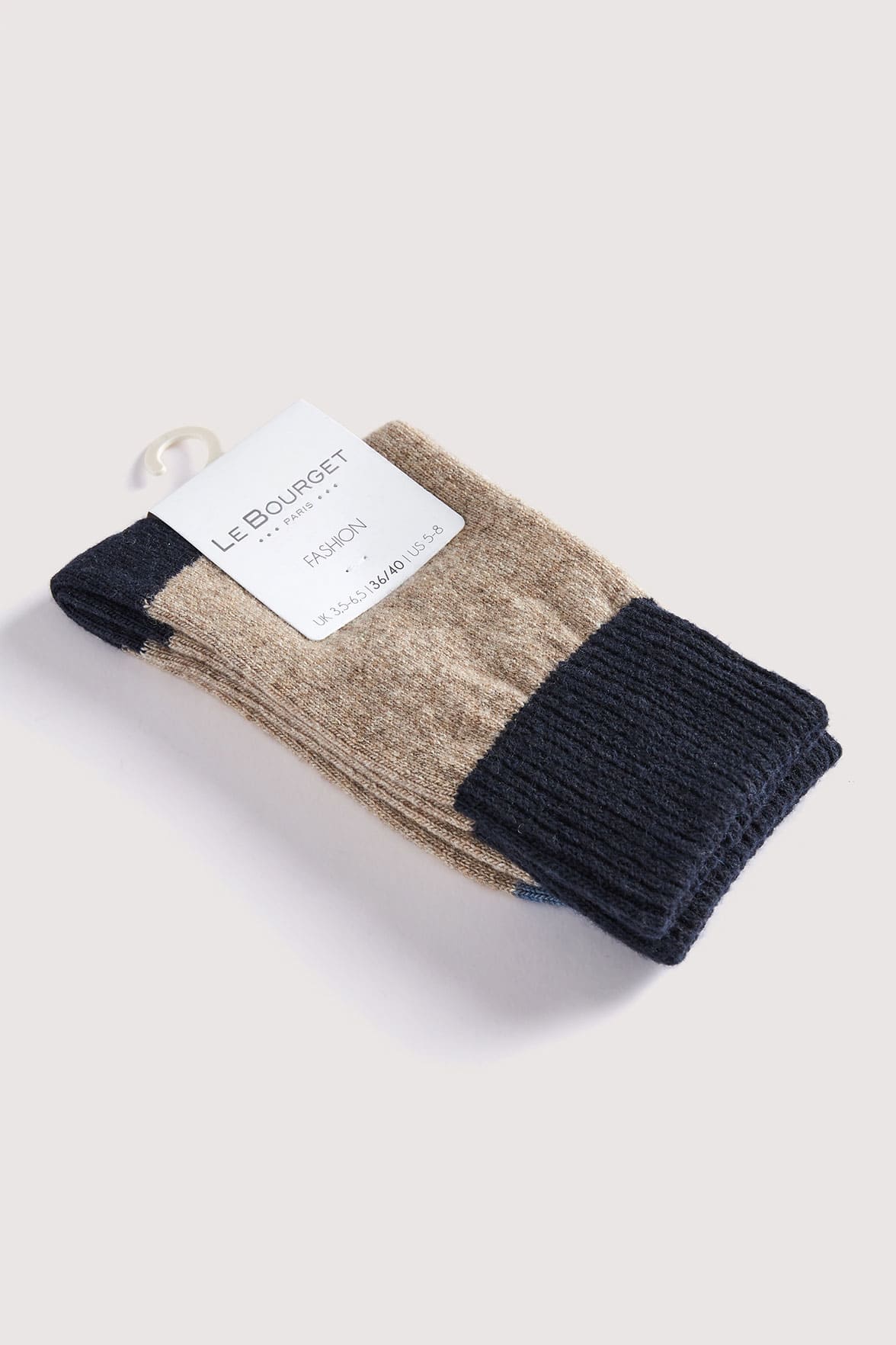 Chaussettes Fantaisies Chinées - Camel