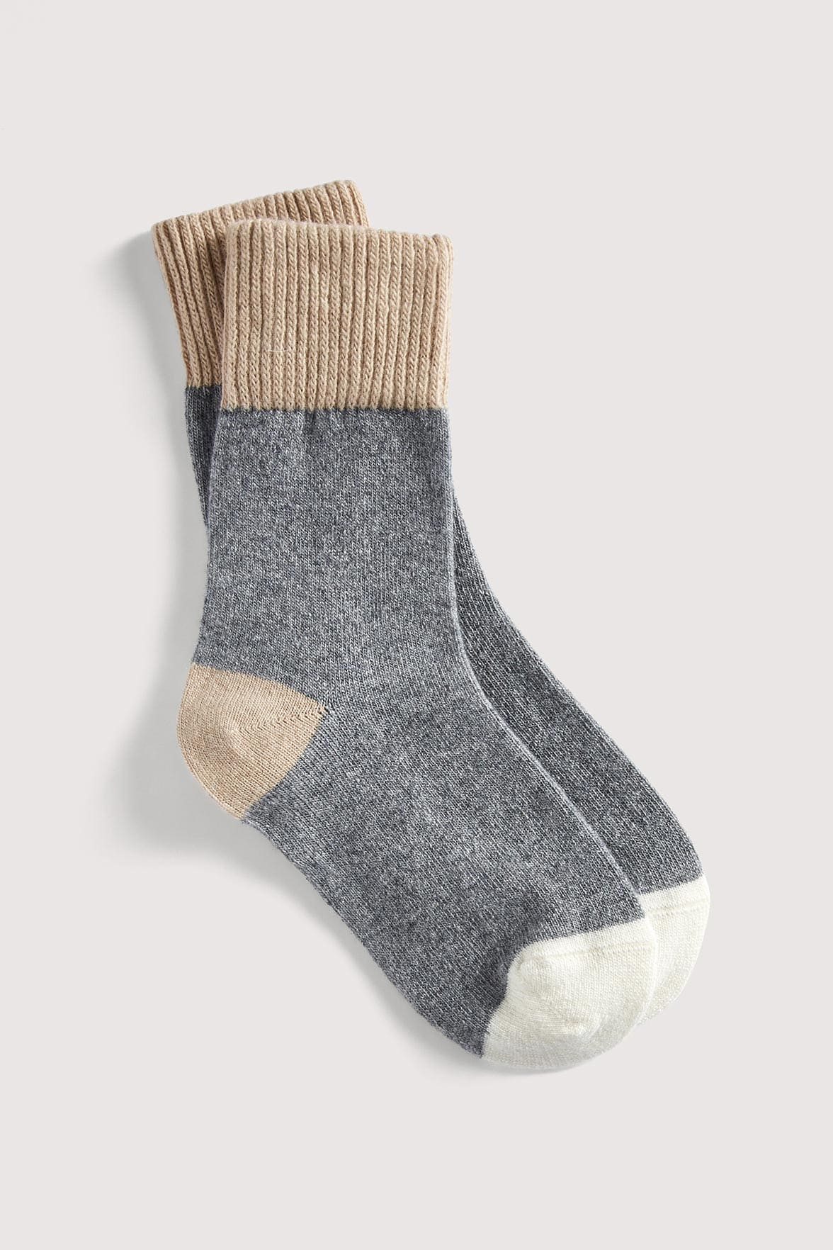 Chaussettes Fantaisies Chinées - Gris