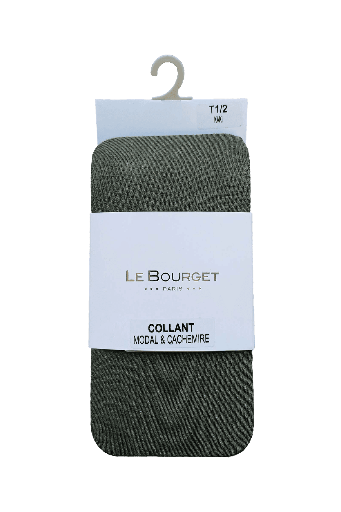 Collant Opaque Micro Modal-Cachemire Fashion Matière Fébronie - Kaki