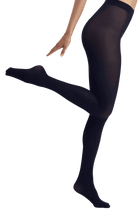 Collant Opaque Micro Modal-Cachemire Fashion Matière Fébronie - Marine