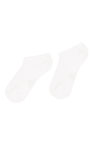 Socquettes Ultra Courtes Semelle Bouclette - Blanc