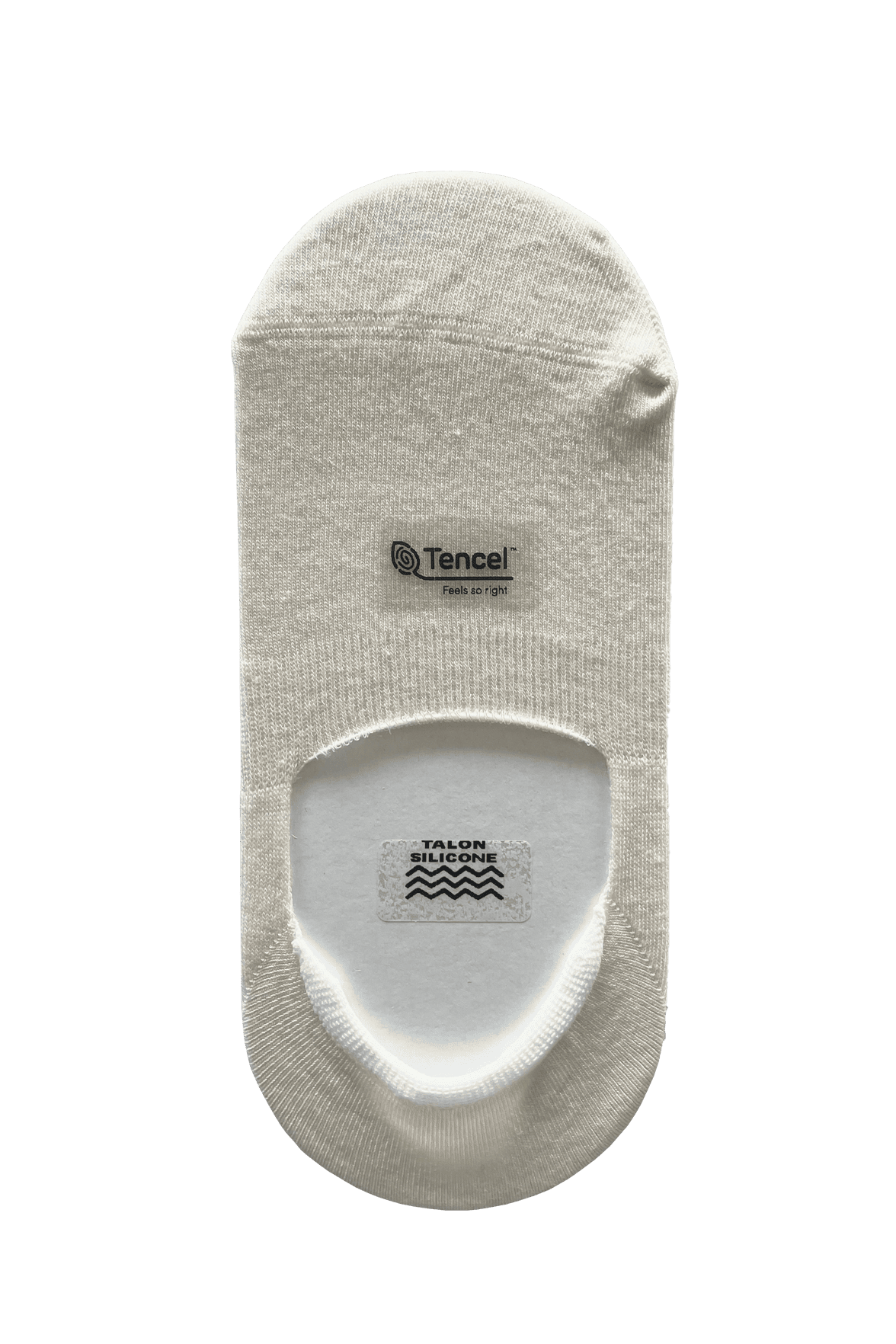 Lot de 2 Protége-Pieds en Coton et talon siliconé - Sable