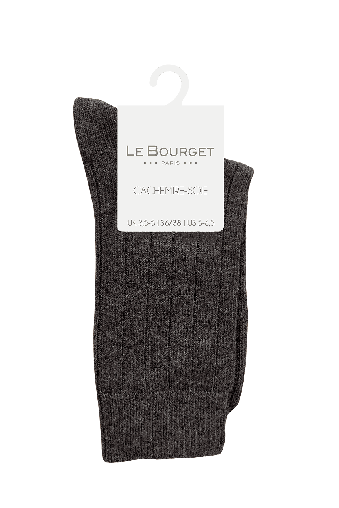 Chaussettes Unies Cachemire et Soie - Écorce