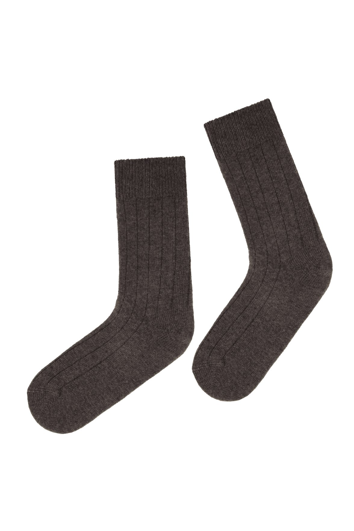 Chaussettes Unies Cachemire et Soie - Écorce