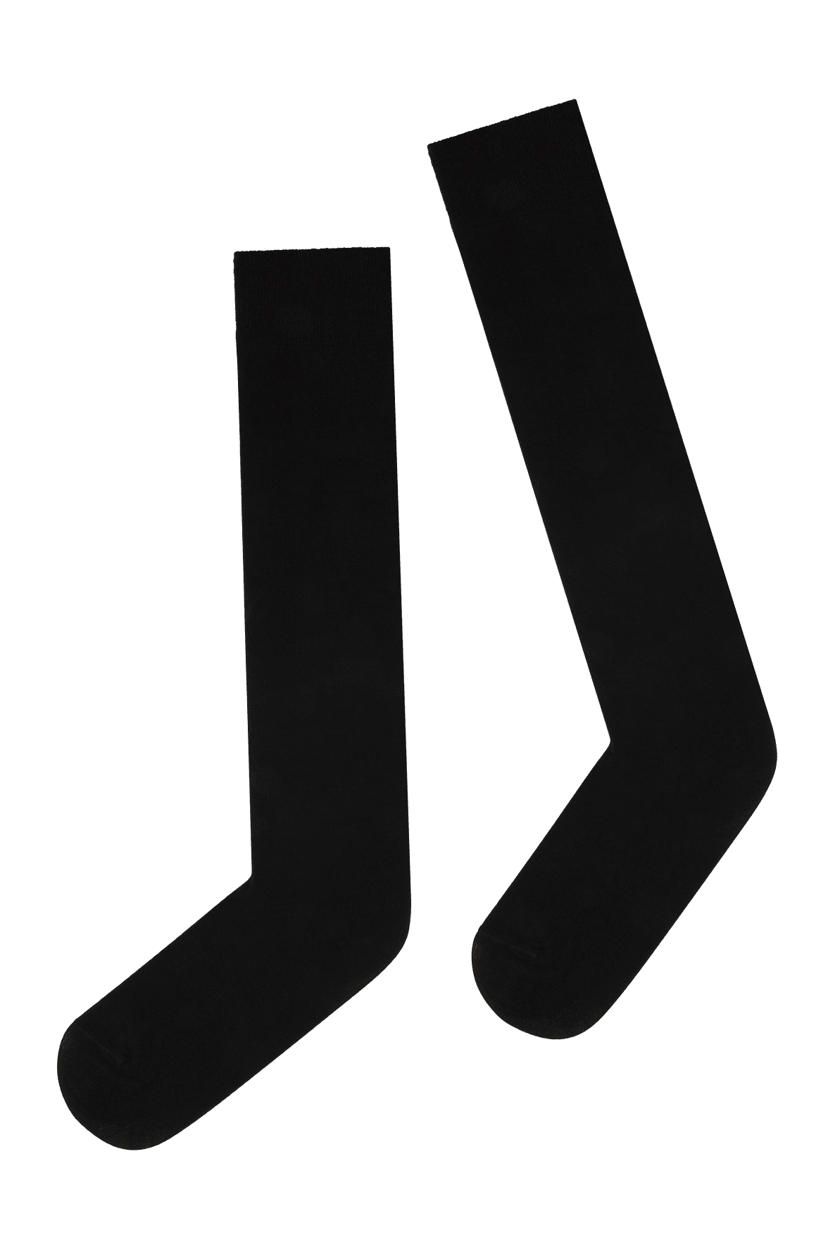 Mi-Bas Modal et Cachemire - Noir