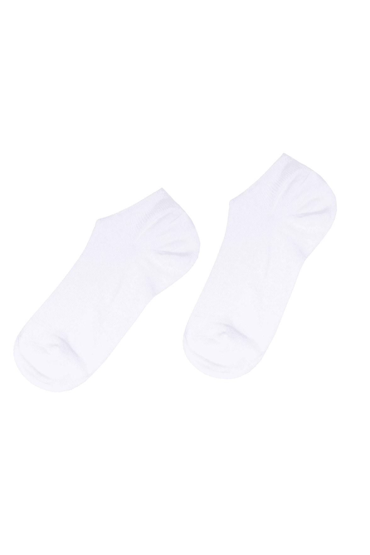 Socquettes Ultra Courtes Fil d'Ecosse - Blanc