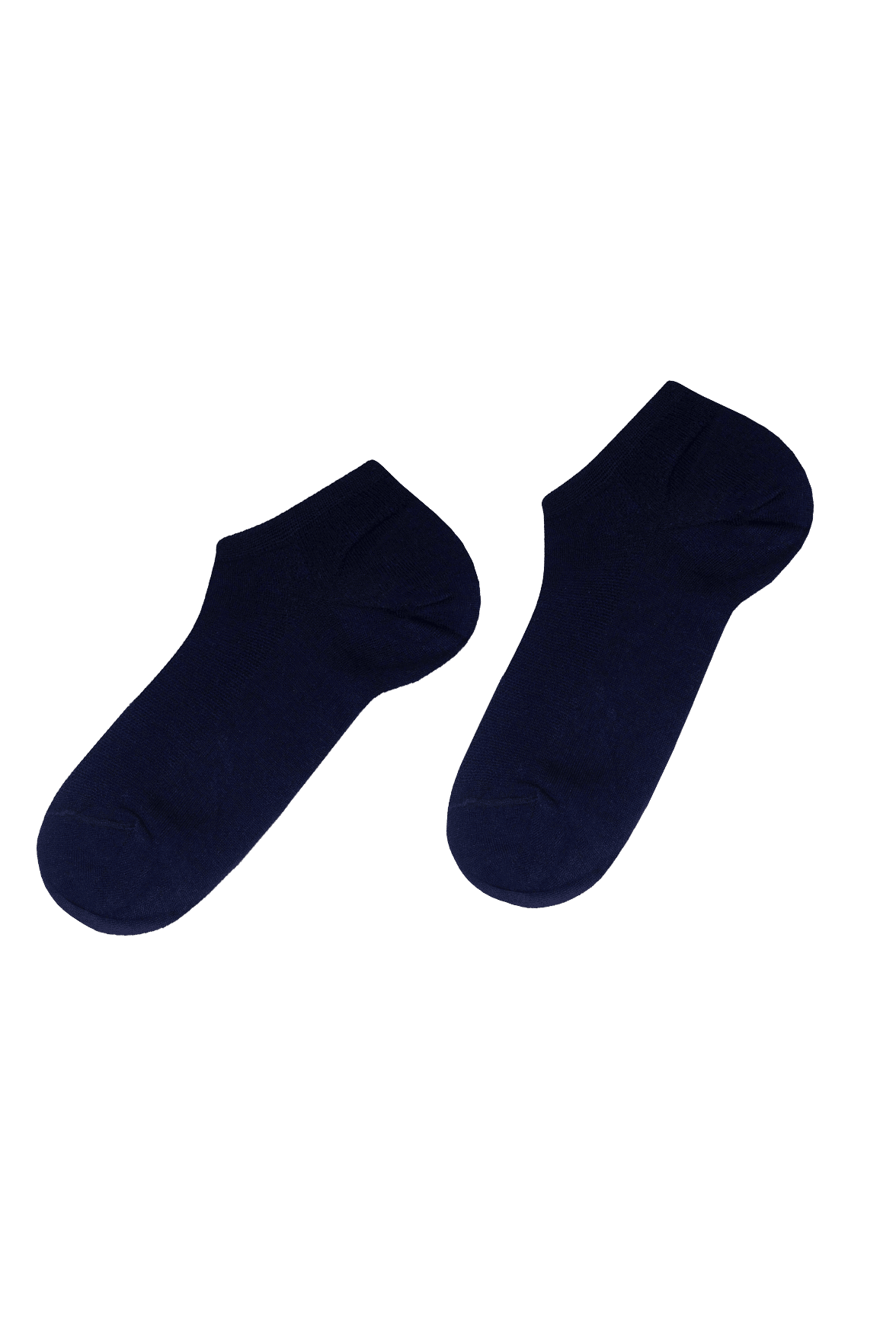 Socquettes Ultra Courtes Fil d'Ecosse - Marine