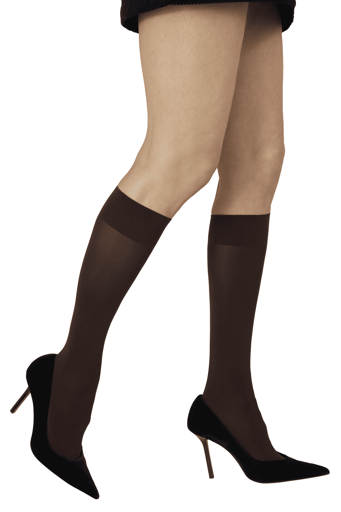 Mi-Bas Opaque Perfect Chic 50D - Chocolat