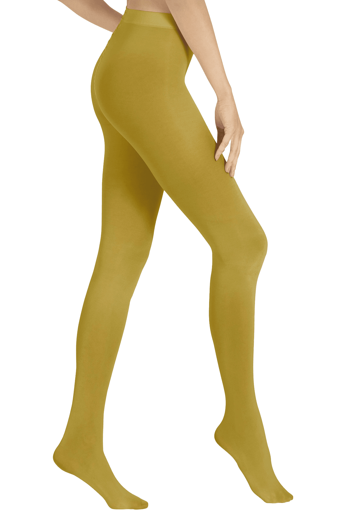 Collant Opaque Satiné 50D All Colors - Moutarde