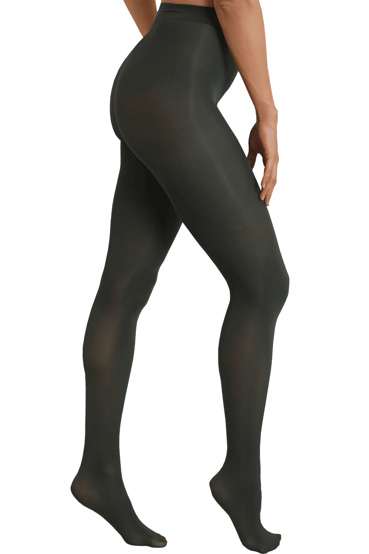 Collant Opaque Satiné 50D All Colors - Vert Bouteille
