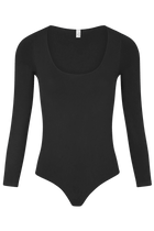 Body Culotte Manches Longues Pure Skin - Noir