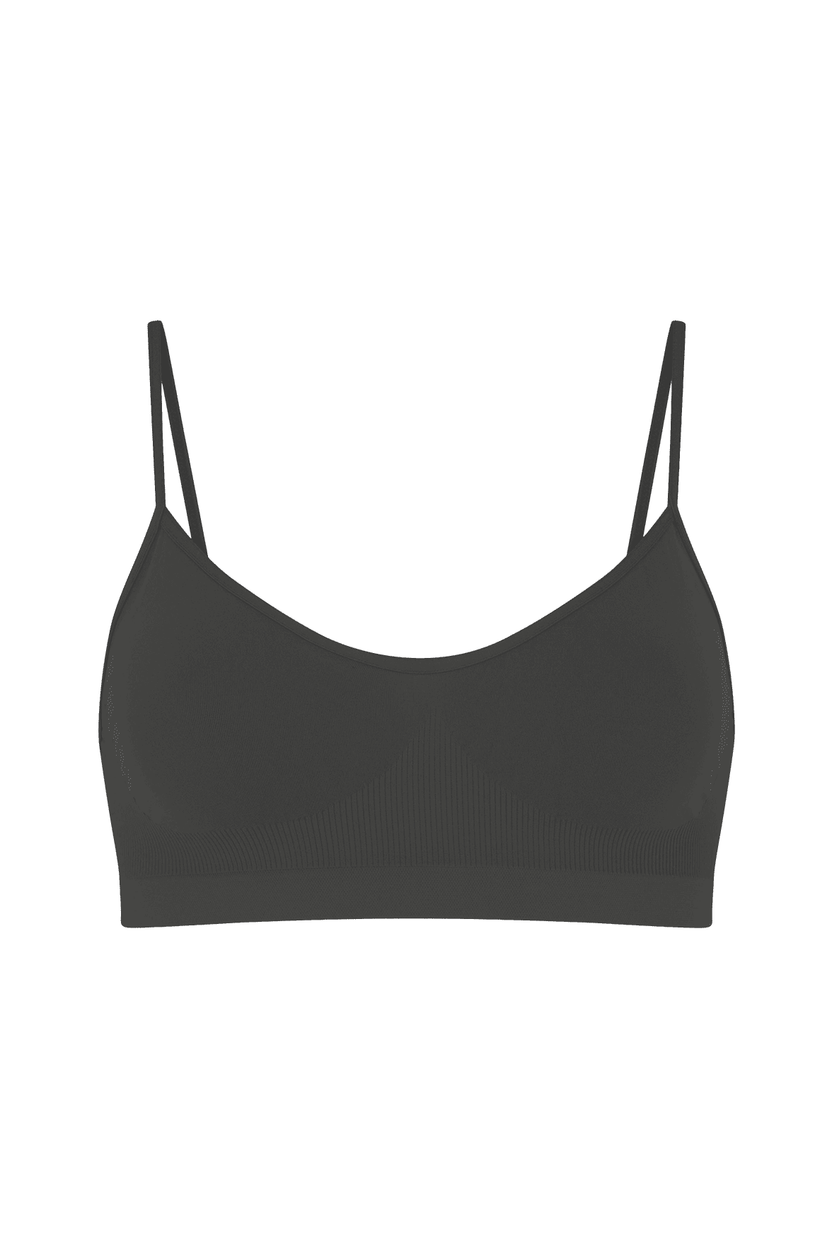 Brassière Bretelles Fines Pure Skin - Anthracite