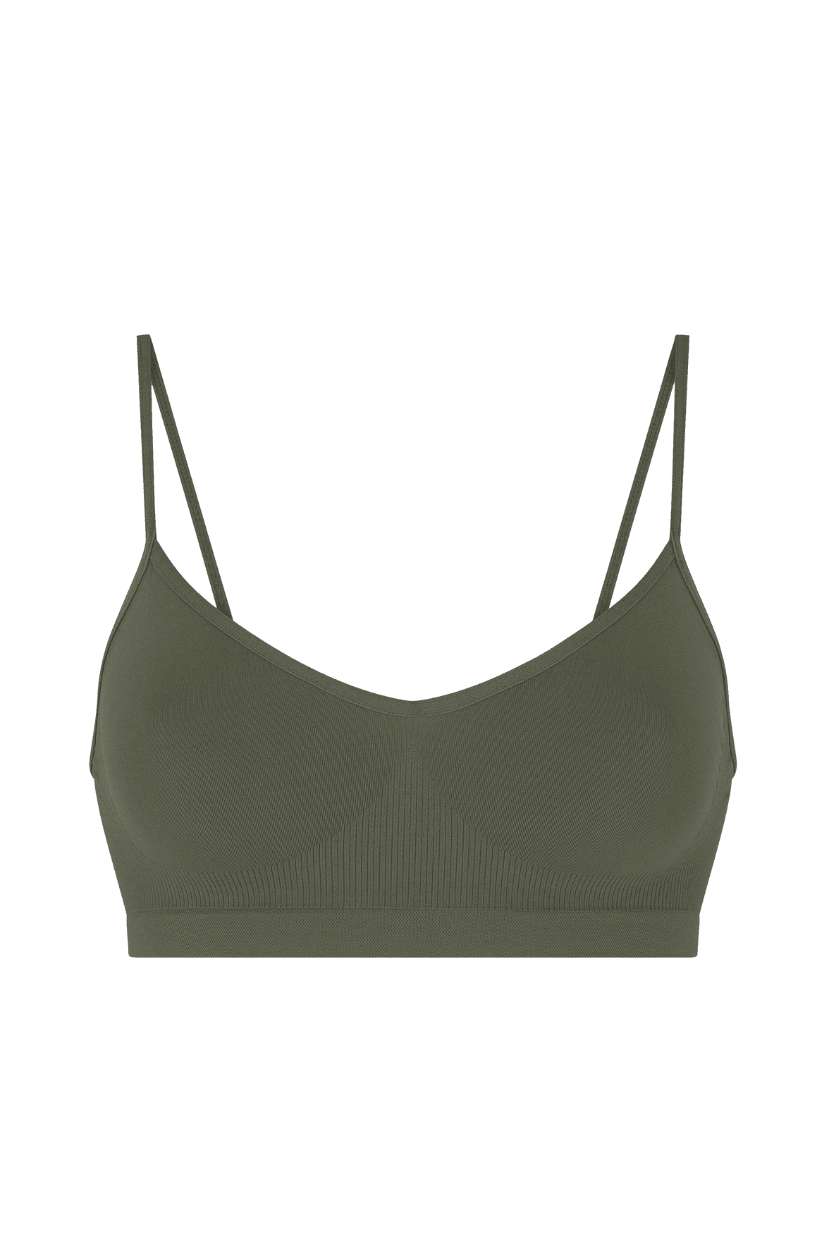 Brassière Bretelles Fines Pure Skin - Military
