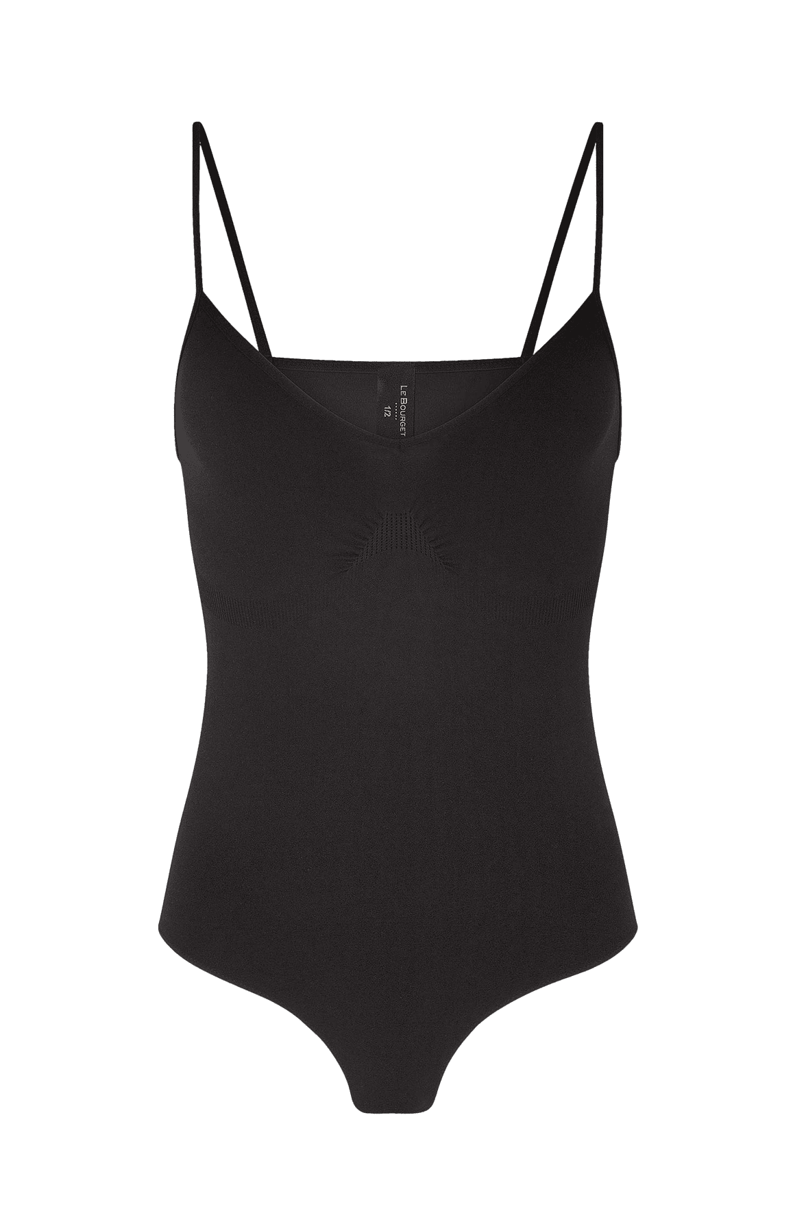 Body Bretelles Fines Pure Skin - Noir