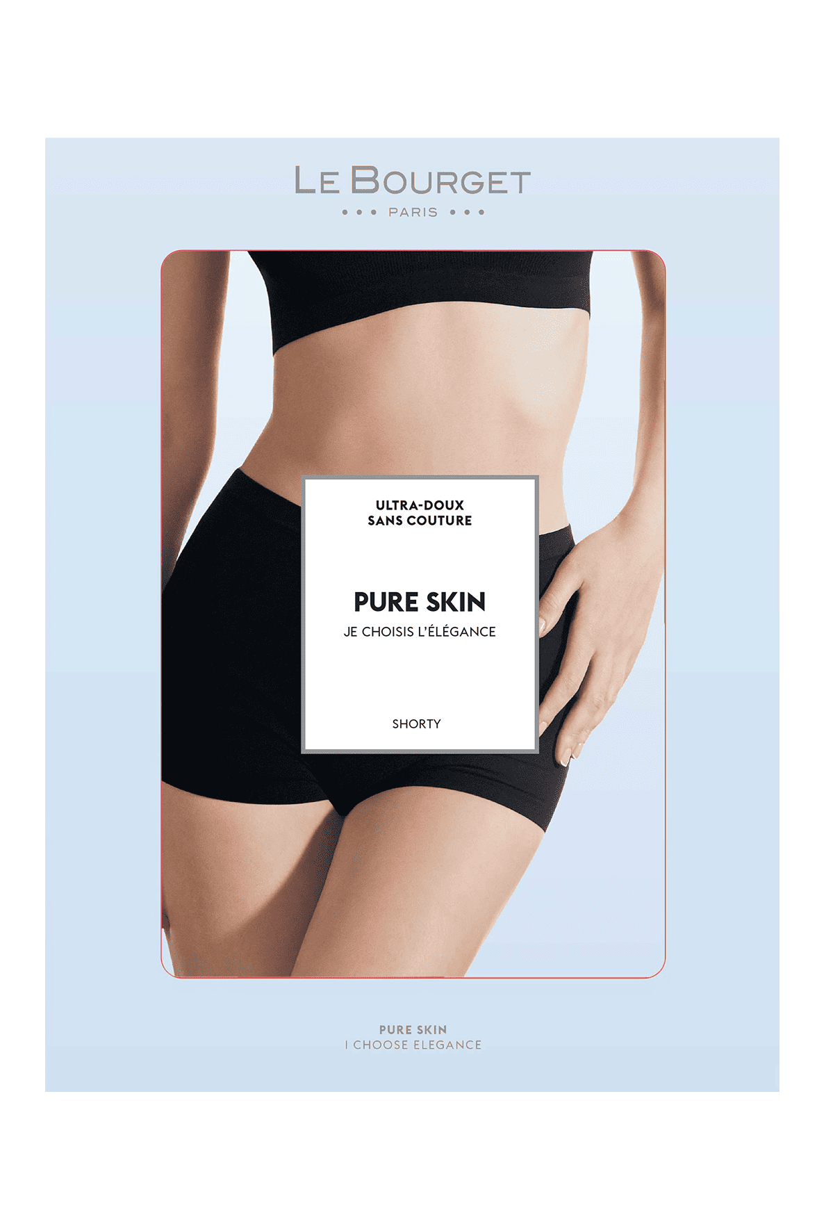 Shorty Pure Skin - Rouge Pourpre