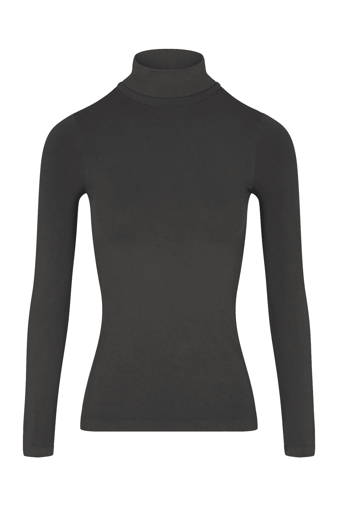 Top Manches Longues Col Roulé Pure Skin - Anthracite