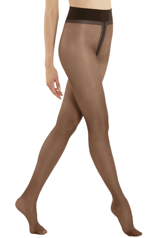 Collant Transparent Satiné Ultra Confort 20D - Nearly Black