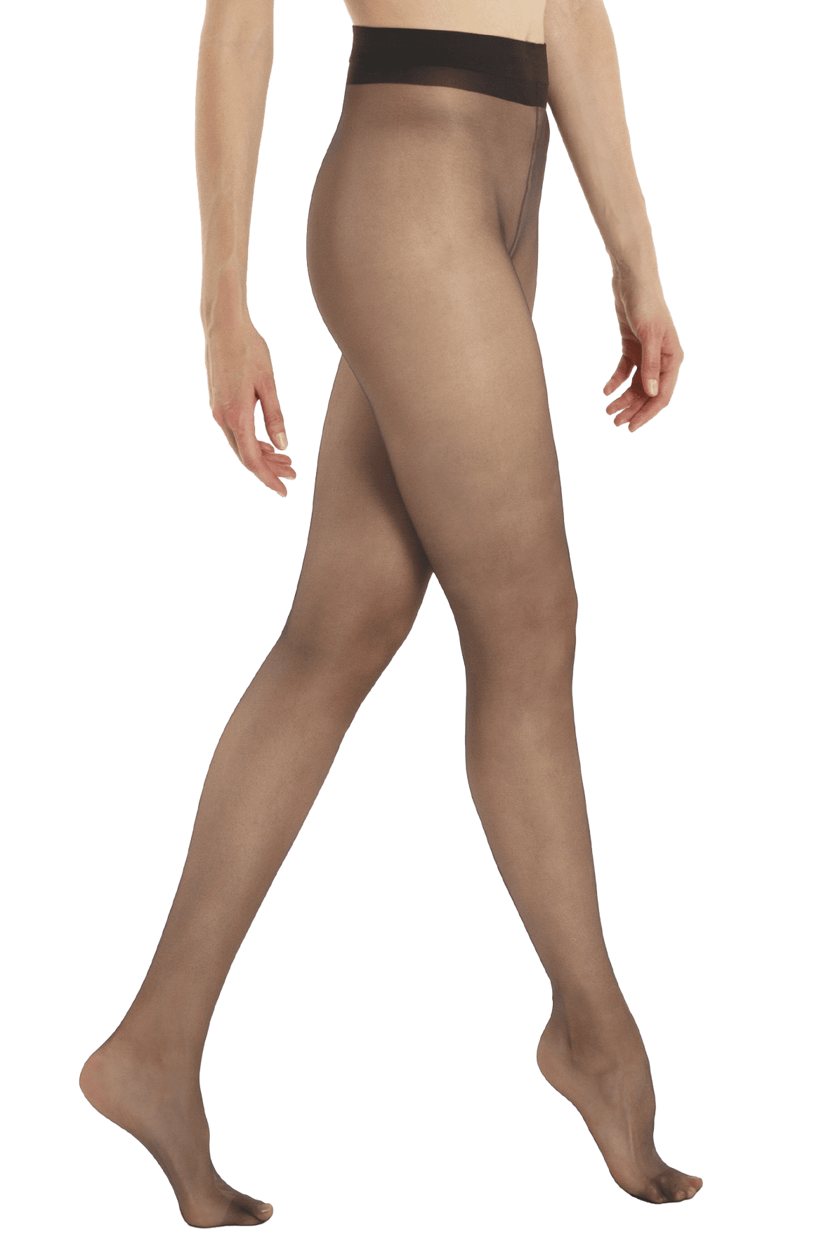 Collant Transparent Mat Microfibre 15D - Nearly Black