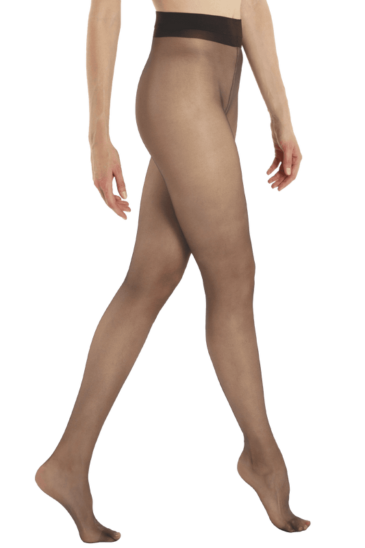 Collant Transparent Mat Microfibre 15D - Nearly Black