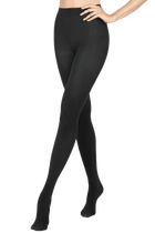 Collant Opaque Coton Bio 50D All Colors - Noir