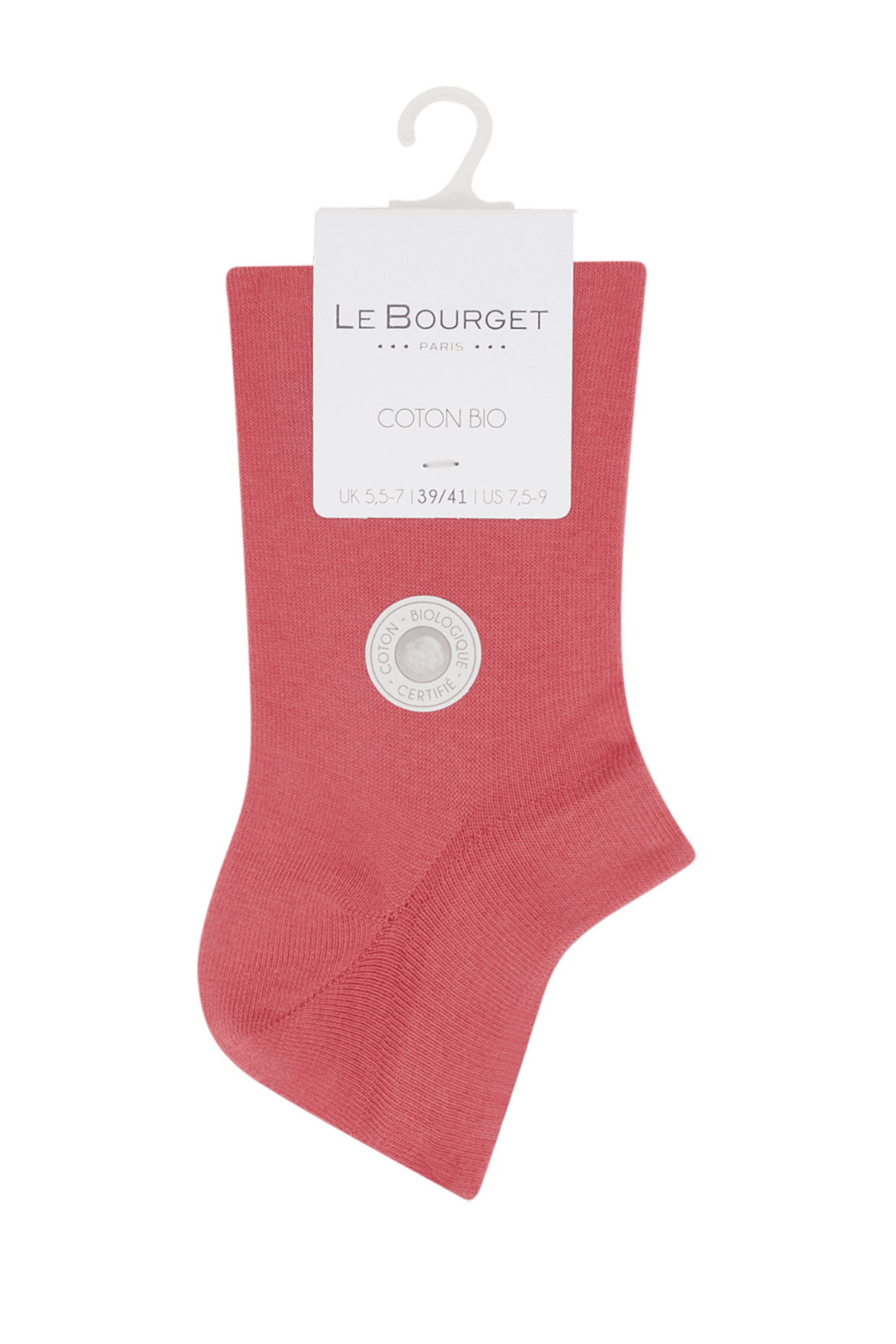 Socquettes Ultra-Courtes en Coton Bio - Magenta