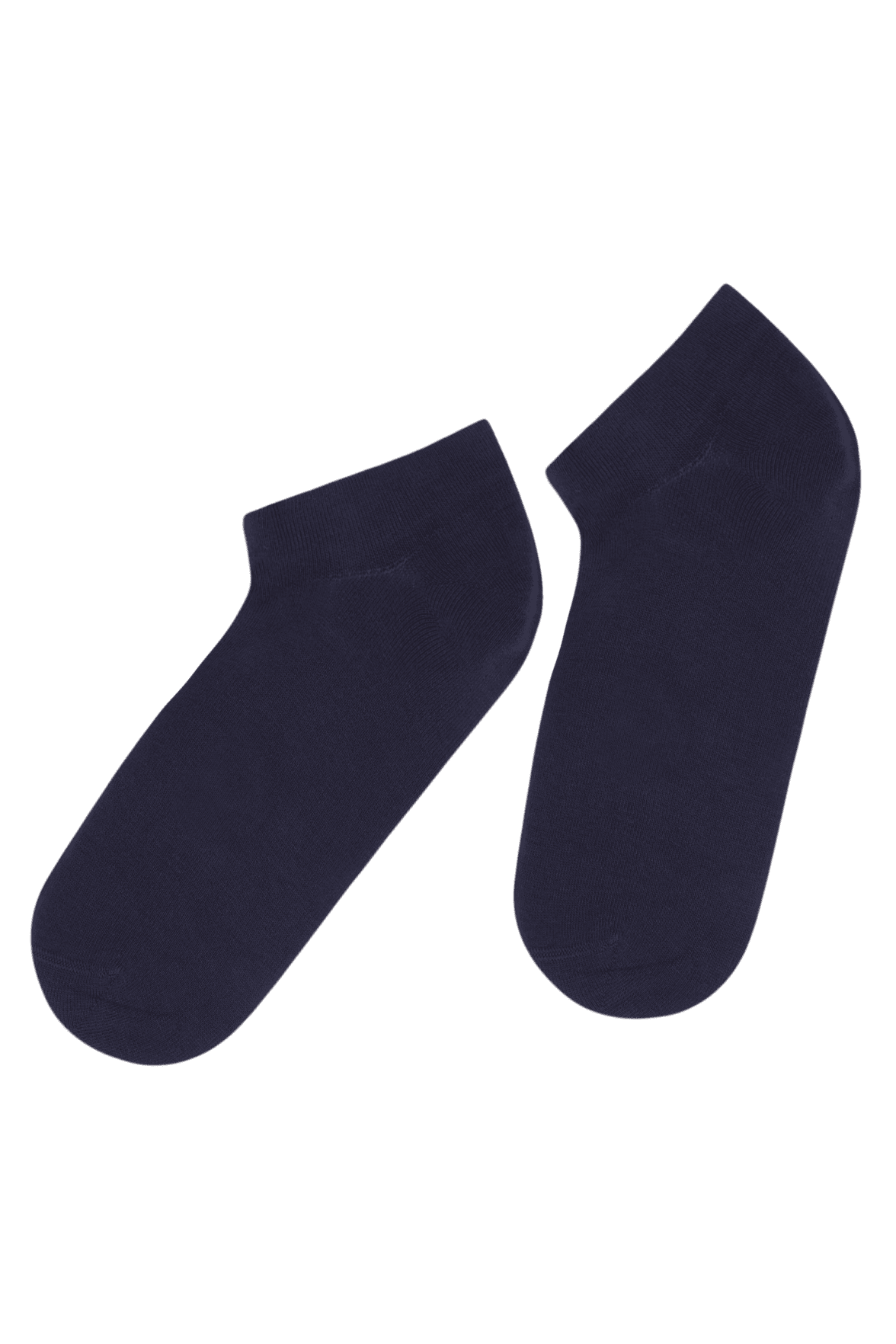 Socquettes Ultra-Courtes en Coton Bio - Marine