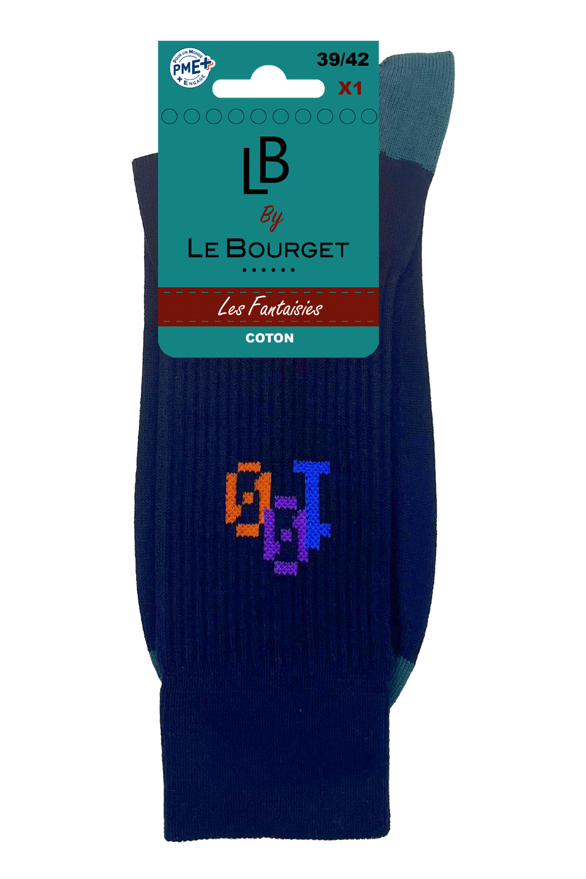 Chaussettes Fantaisies Homme Spéciale 100 Ans Le Bourget - Marine