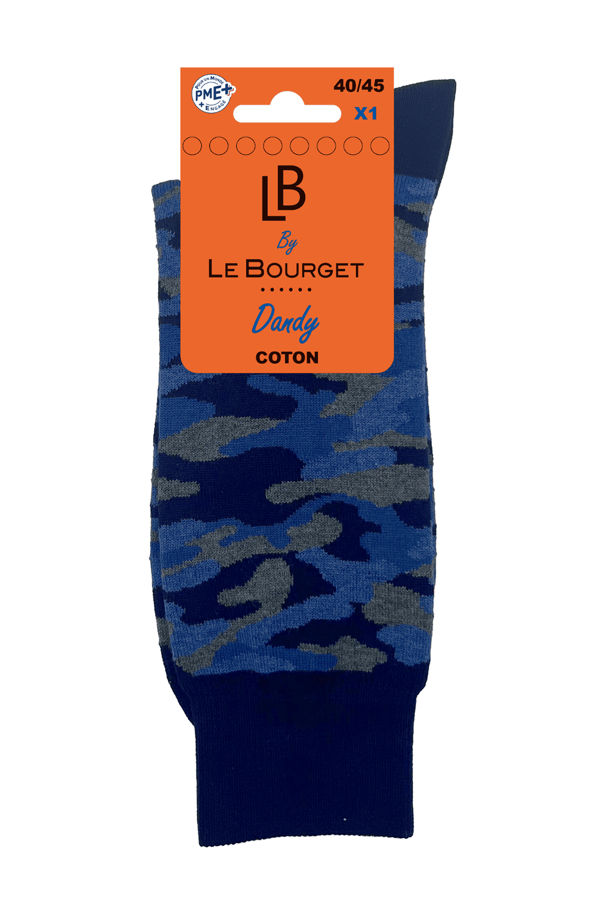 Chaussettes Fantaisies Homme Camouflage - Marine