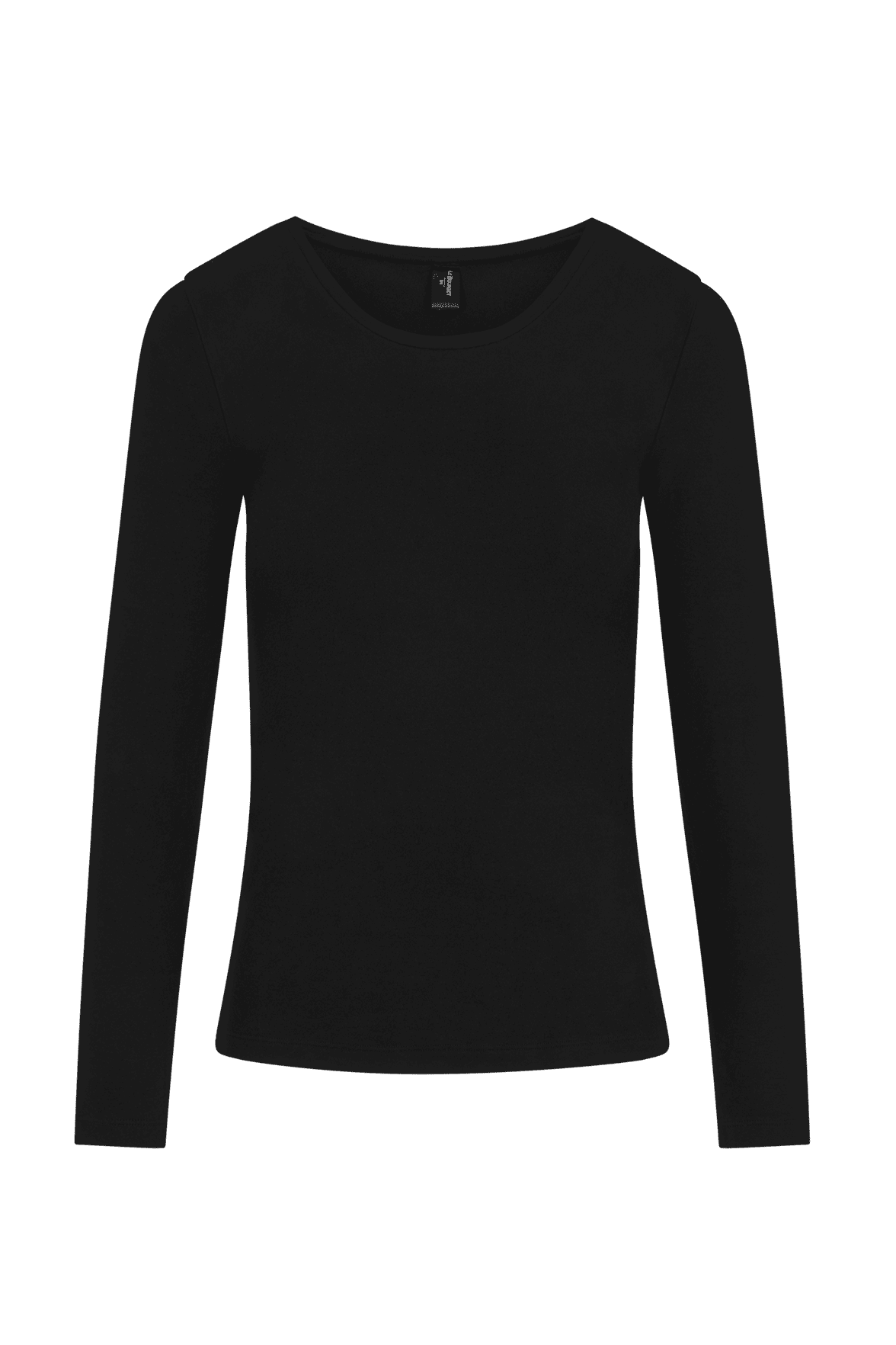 Top Manches Longues Intérieur Polaire Les Thermiques - Noir