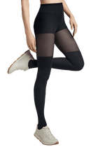 Collant Semi-Opaque Jambière Intégrée 35D/70D Dressing - Noir