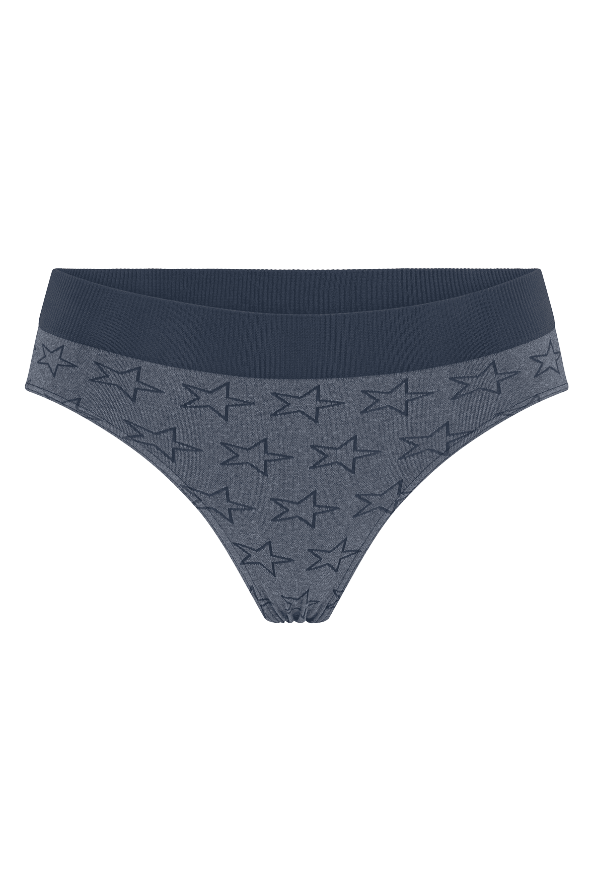 Slip Motif Etoile Oh Mademoiselle - Bleu Chiné