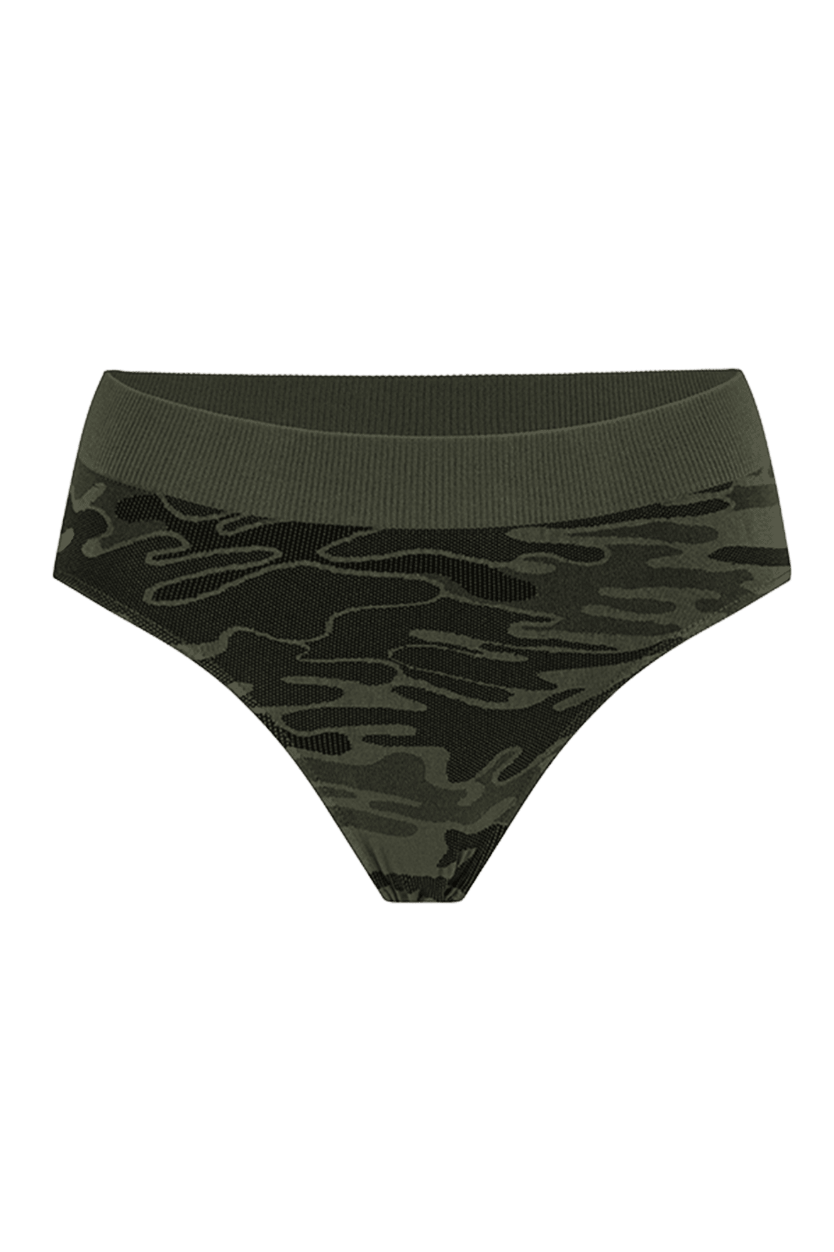 Slip Motif Camouflage Oh Mademoiselle - Kaki