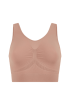 Brassière Bretelles Larges Galbante Silhouette - Beige Rosé