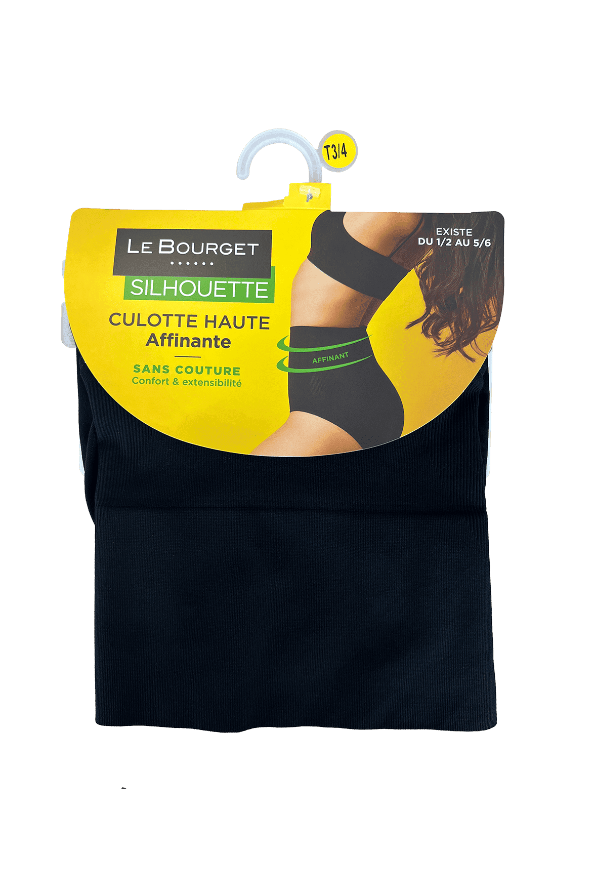 Culotte Haute Affinante et Galbante Silhouette - Noir