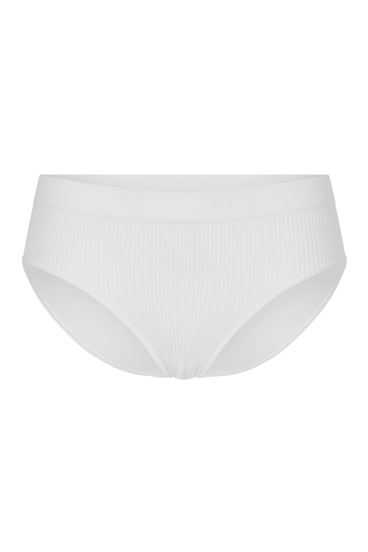 Slip Maille Côtelée Oh Mademoiselle - Blanc