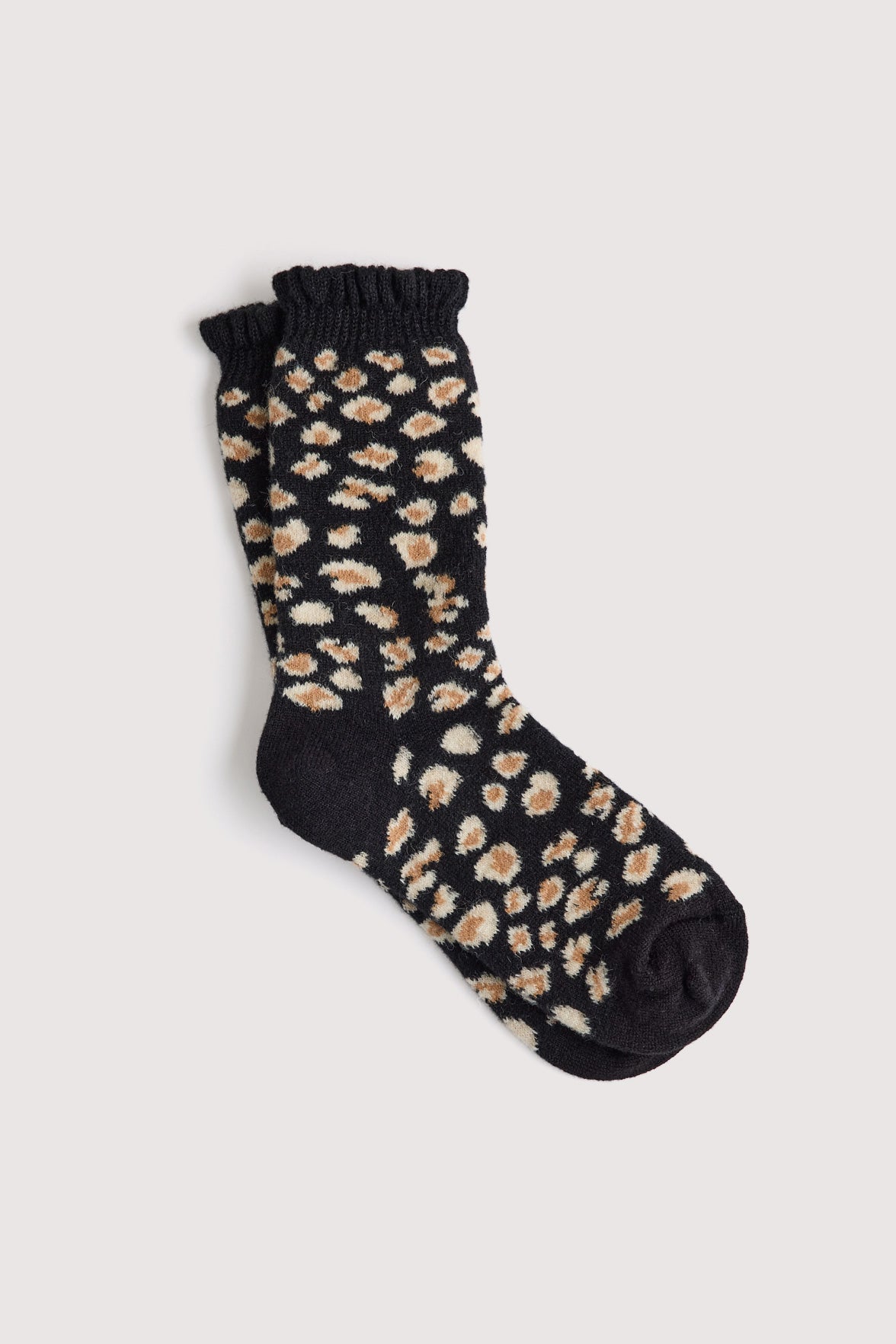 Chaussettes Fantaisie Motif Animalier - Noir