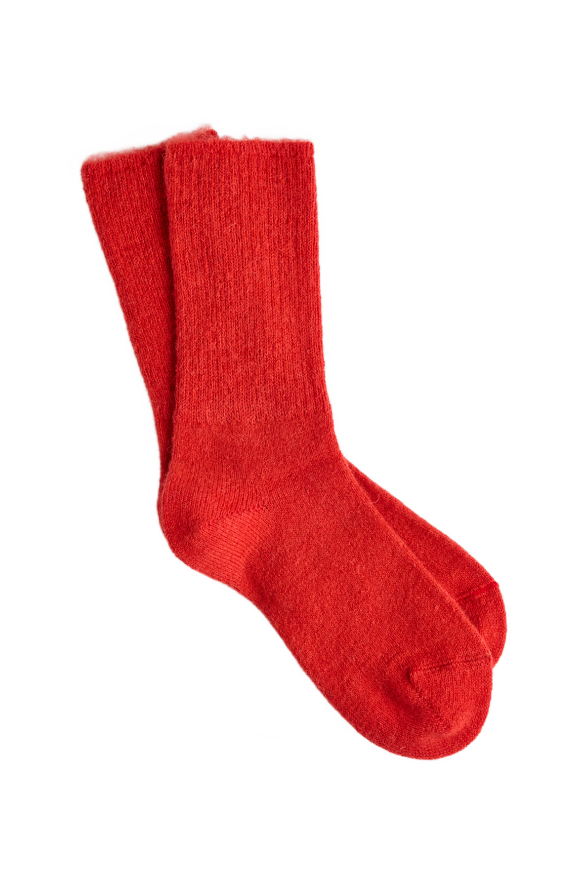 Chaussettes Fantaisie Côtelée - Acajou