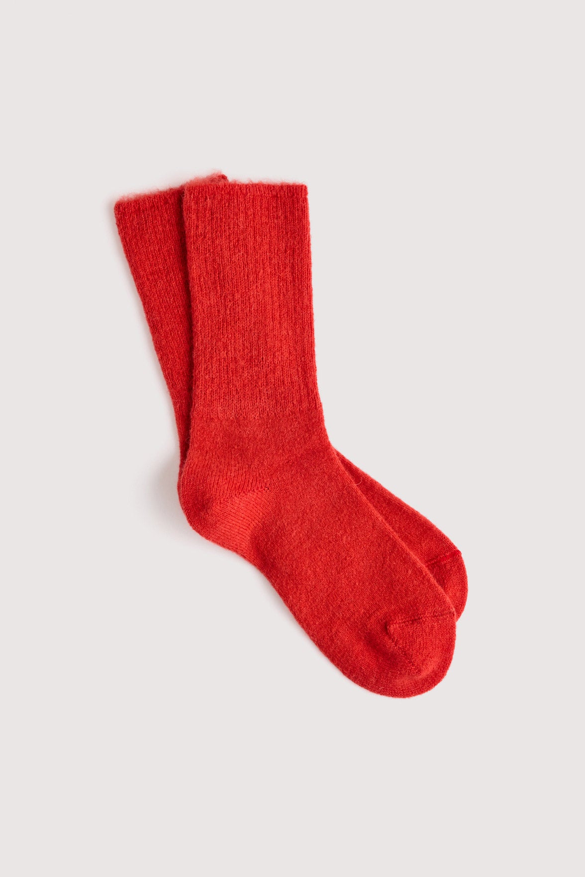 Chaussettes Fantaisie Côtelée - Acajou
