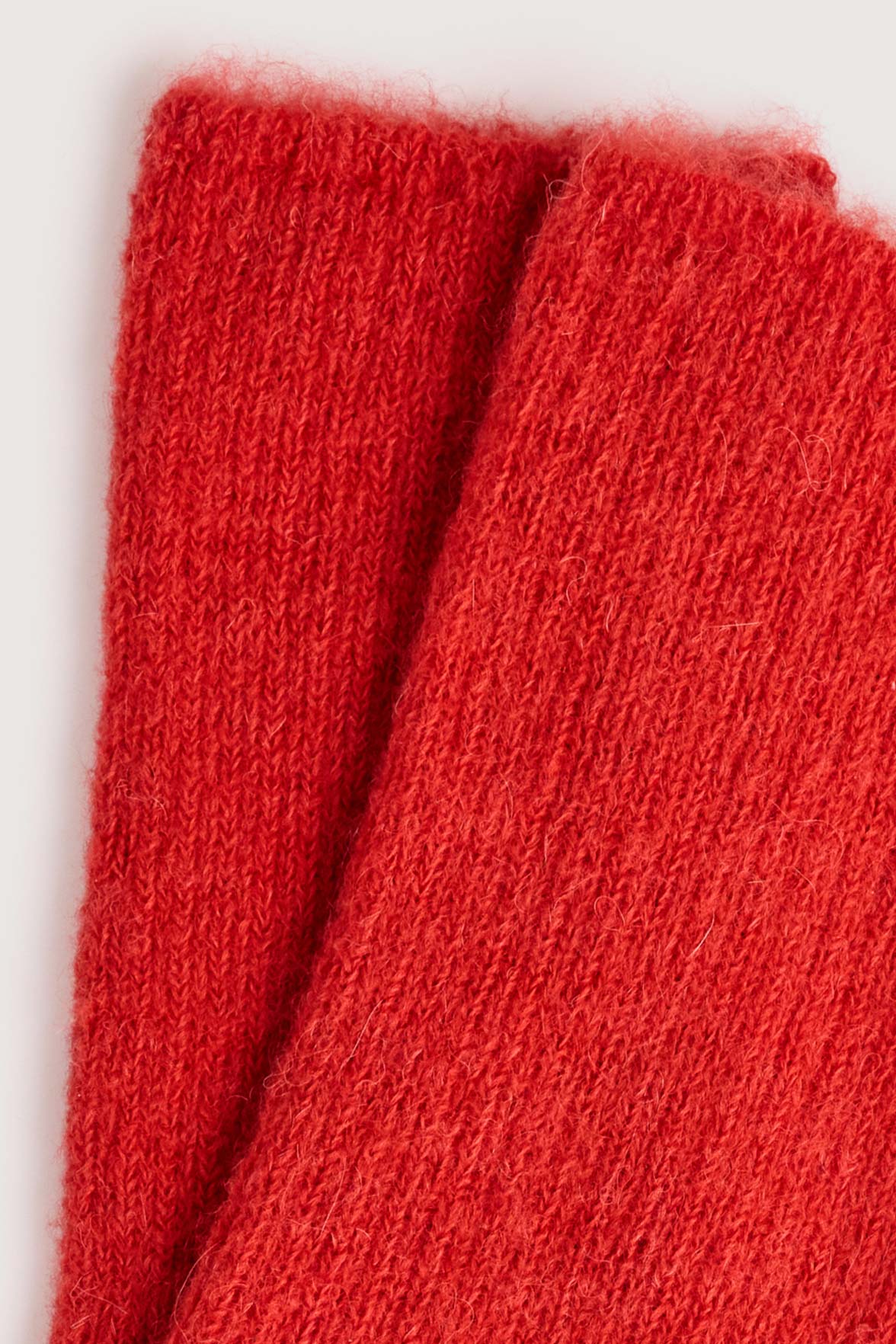 Chaussettes Fantaisie Côtelée - Acajou