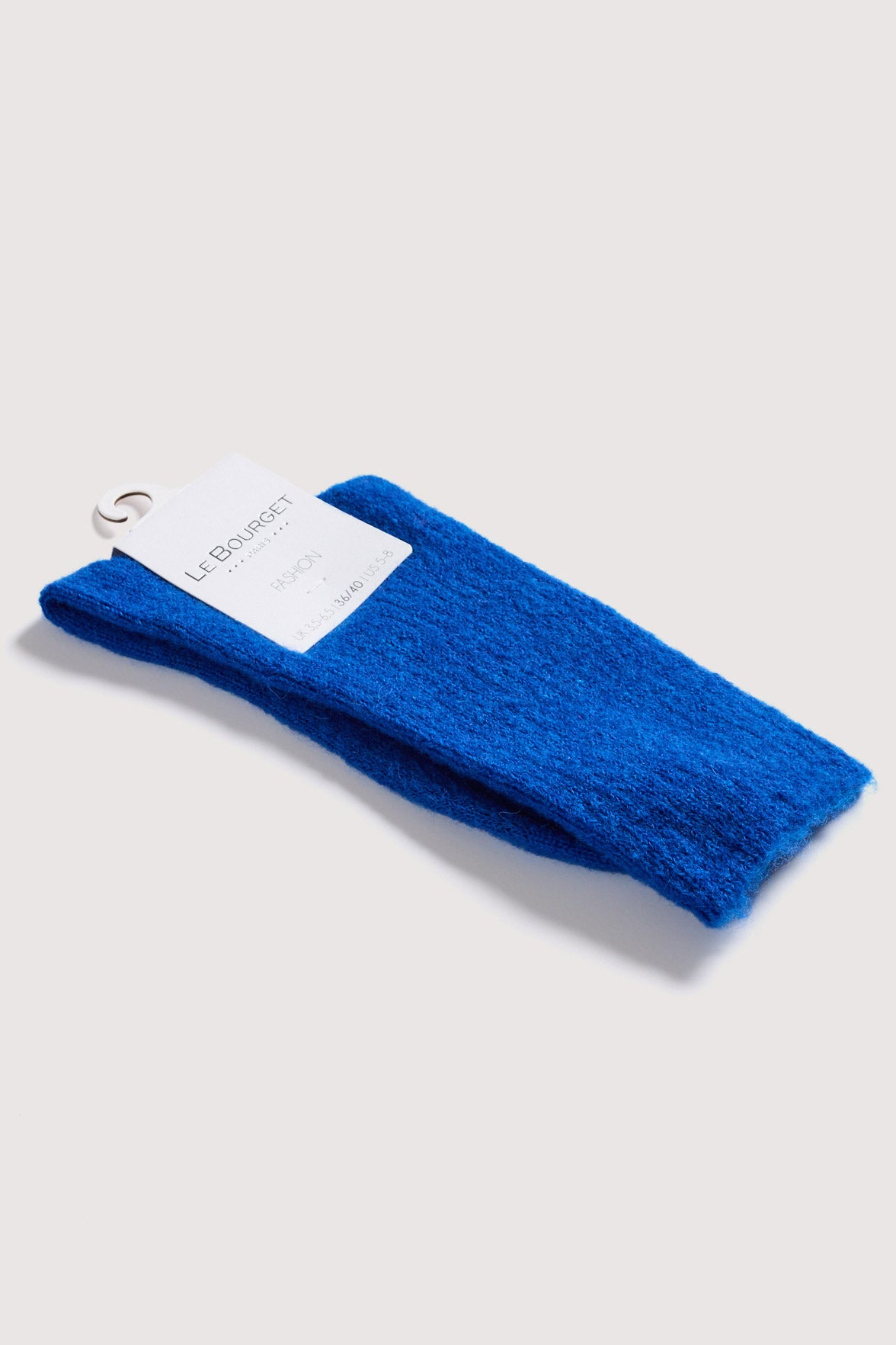 Chaussettes Fantaisie Côtelée - Bleu