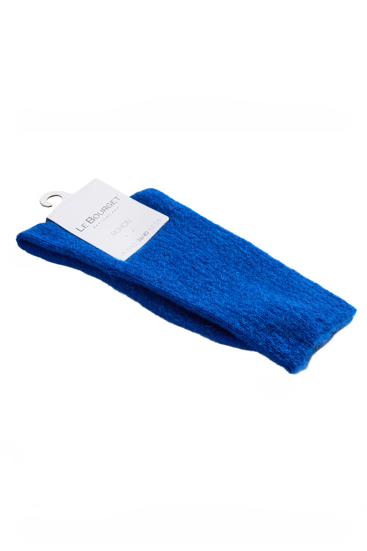Chaussettes Fantaisie Côtelée - Bleu
