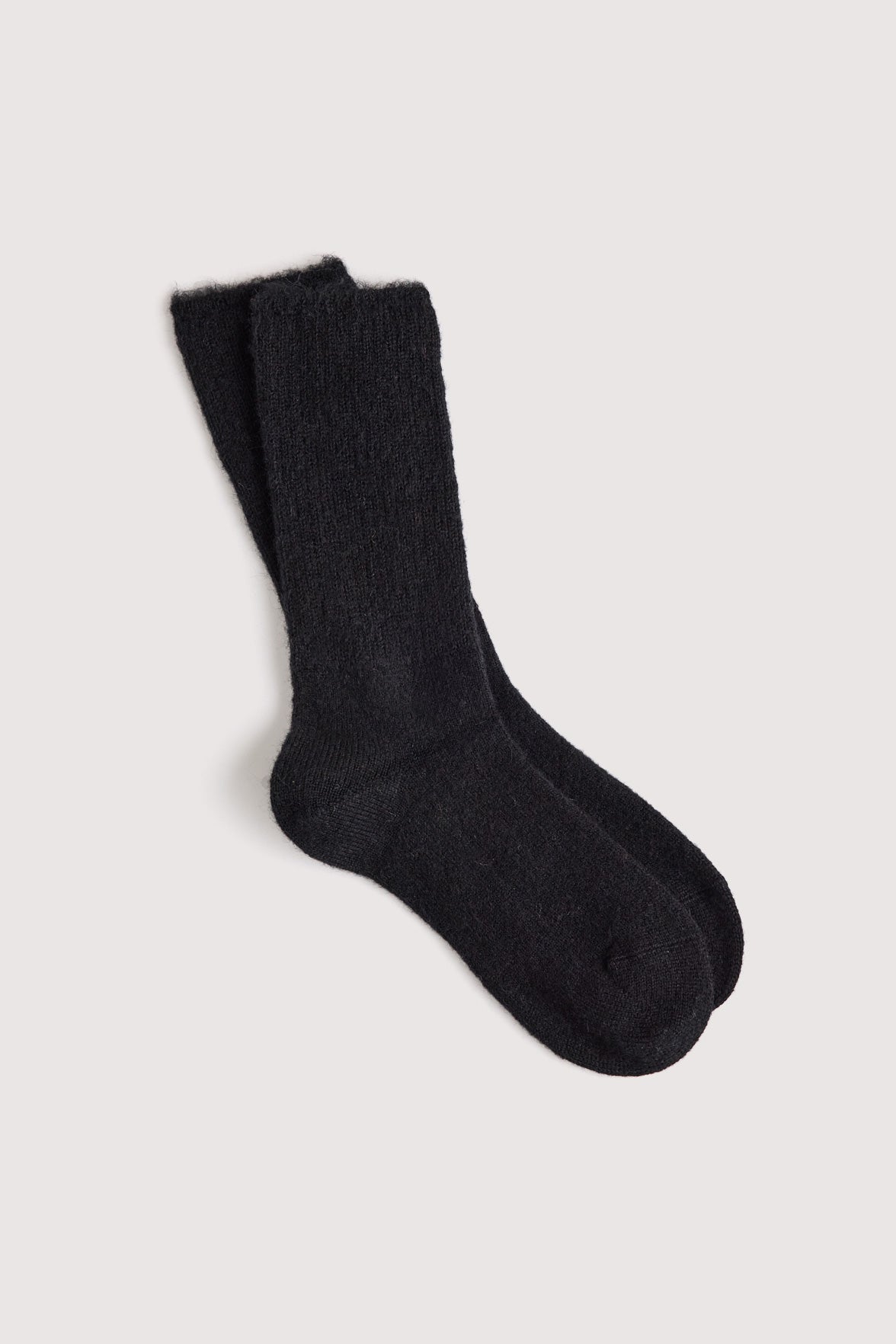 Chaussettes Fantaisie Côtelée - Noir