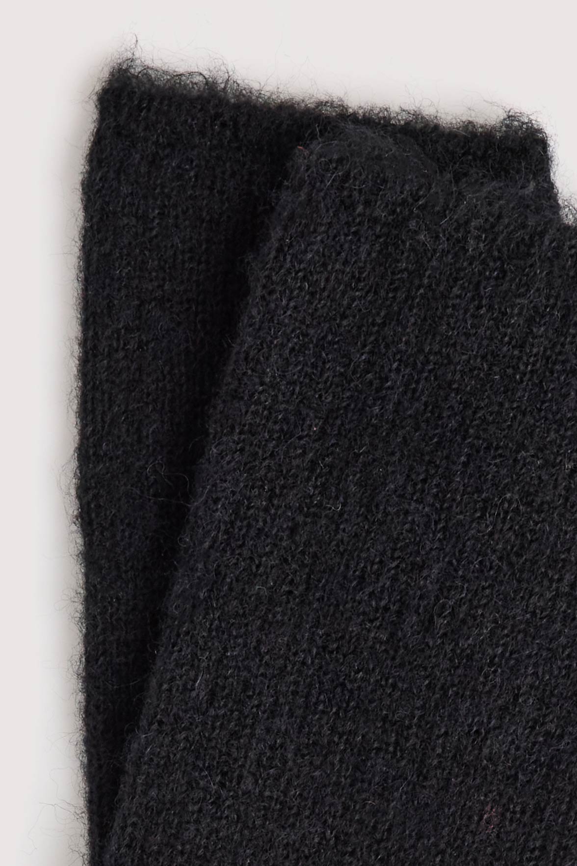 Chaussettes Fantaisie Côtelée - Noir