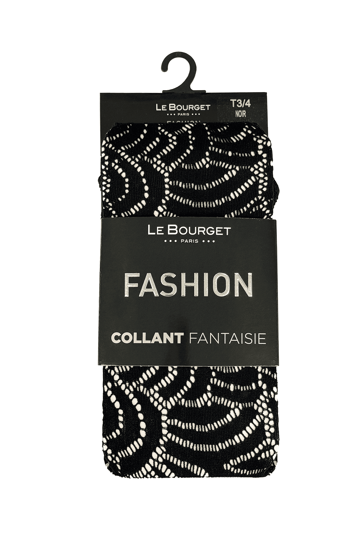 Collant Résille Dentelle Fashion Harmony - Noir