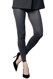 Leggings Ultra opaque Effet Lurex 100D Fashion Hylda - Noir