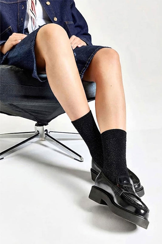 Chaussettes Fantaisies Scintillantes - Noir