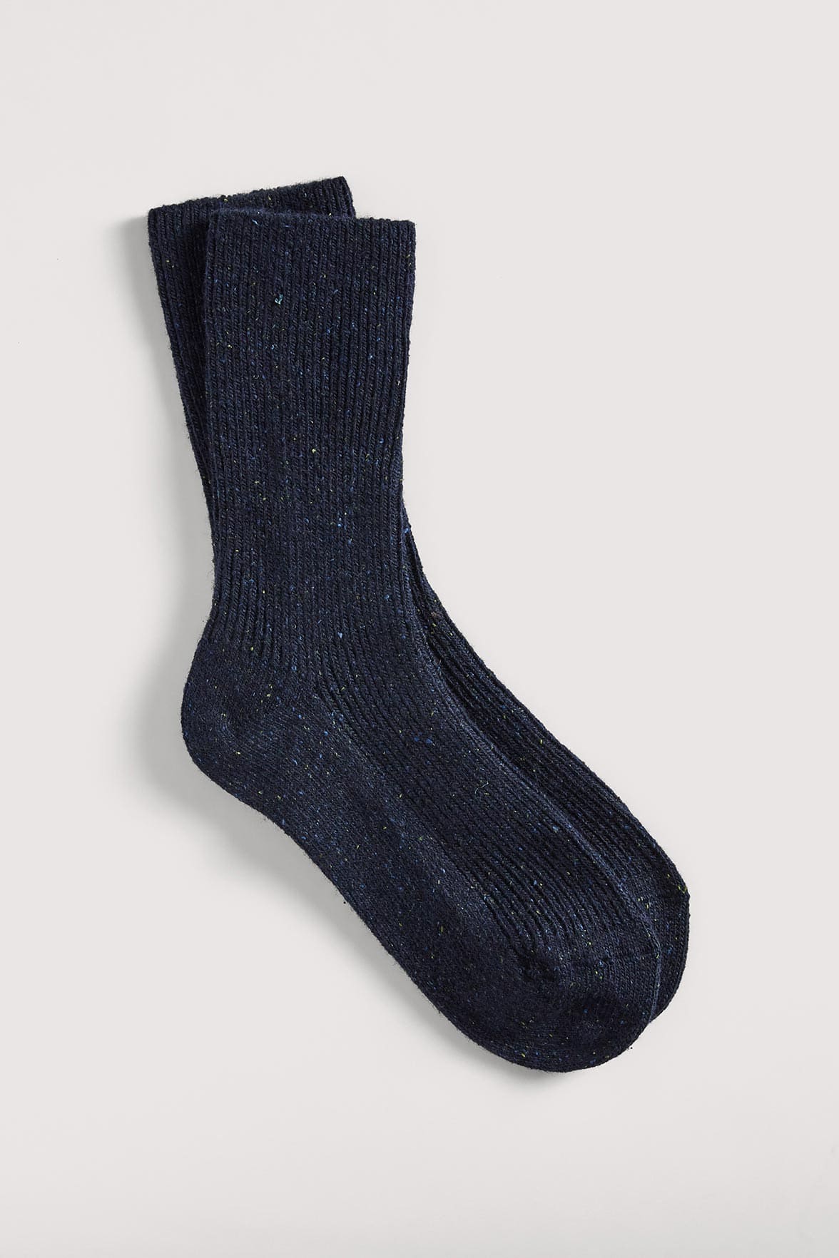 Chaussettes Fantaisies Motif Chiné - Bleu Chiné