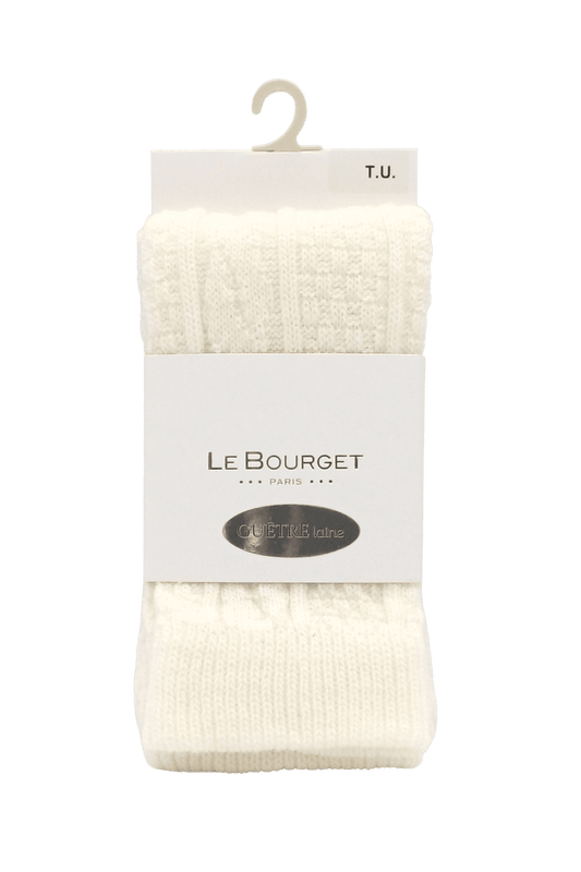 Guêtre laine Motif Effet Torsades - Wool